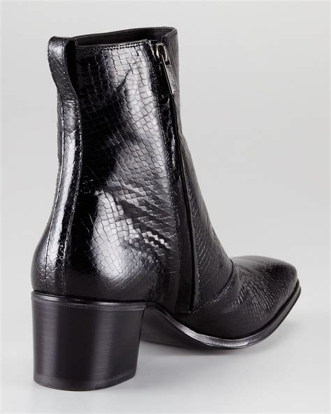 ysl python boots|ysl python shoes.